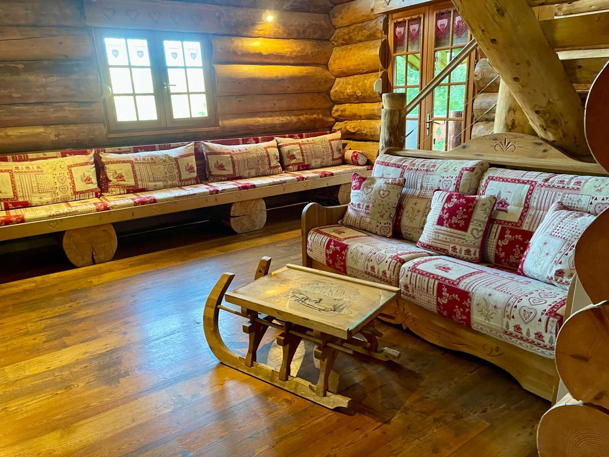 Chalet Spa Le Royal Nathalie Mn La Rouge La Bresse Exteriér fotografie
